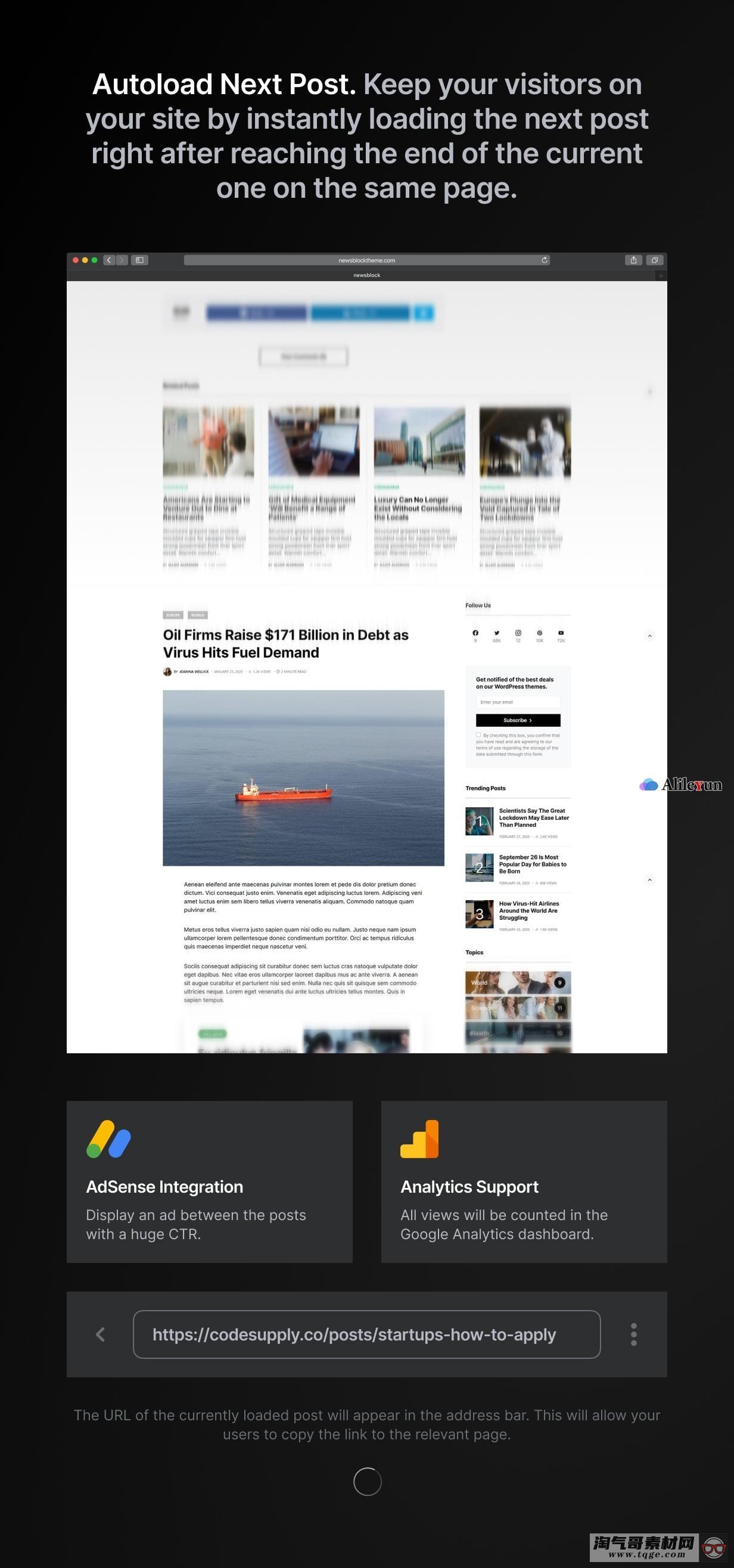Newsblock 1.1.4 – 黑暗模式下的新闻与杂志WordPress主题【含中文语言包】 Newsblock 1.1.4 – 黑暗模式下的新闻与杂志WordPress主题【含中文语言包】